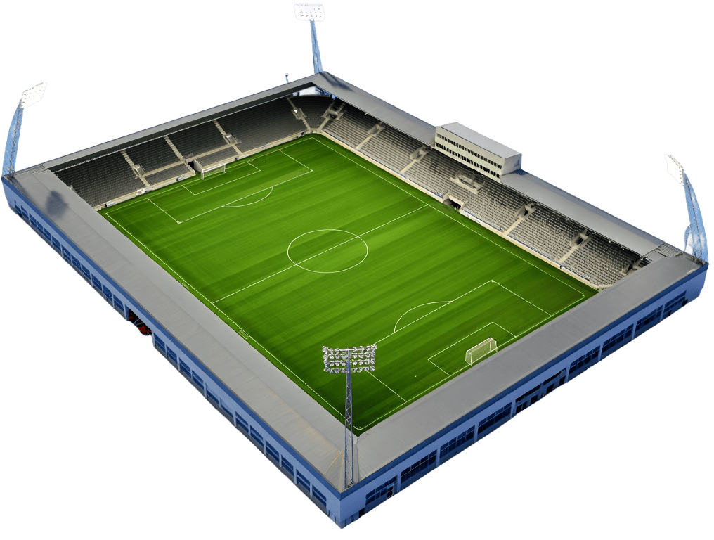3D футбольный стадион